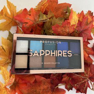 10 Shade Palette Sapphire Eyeshadow